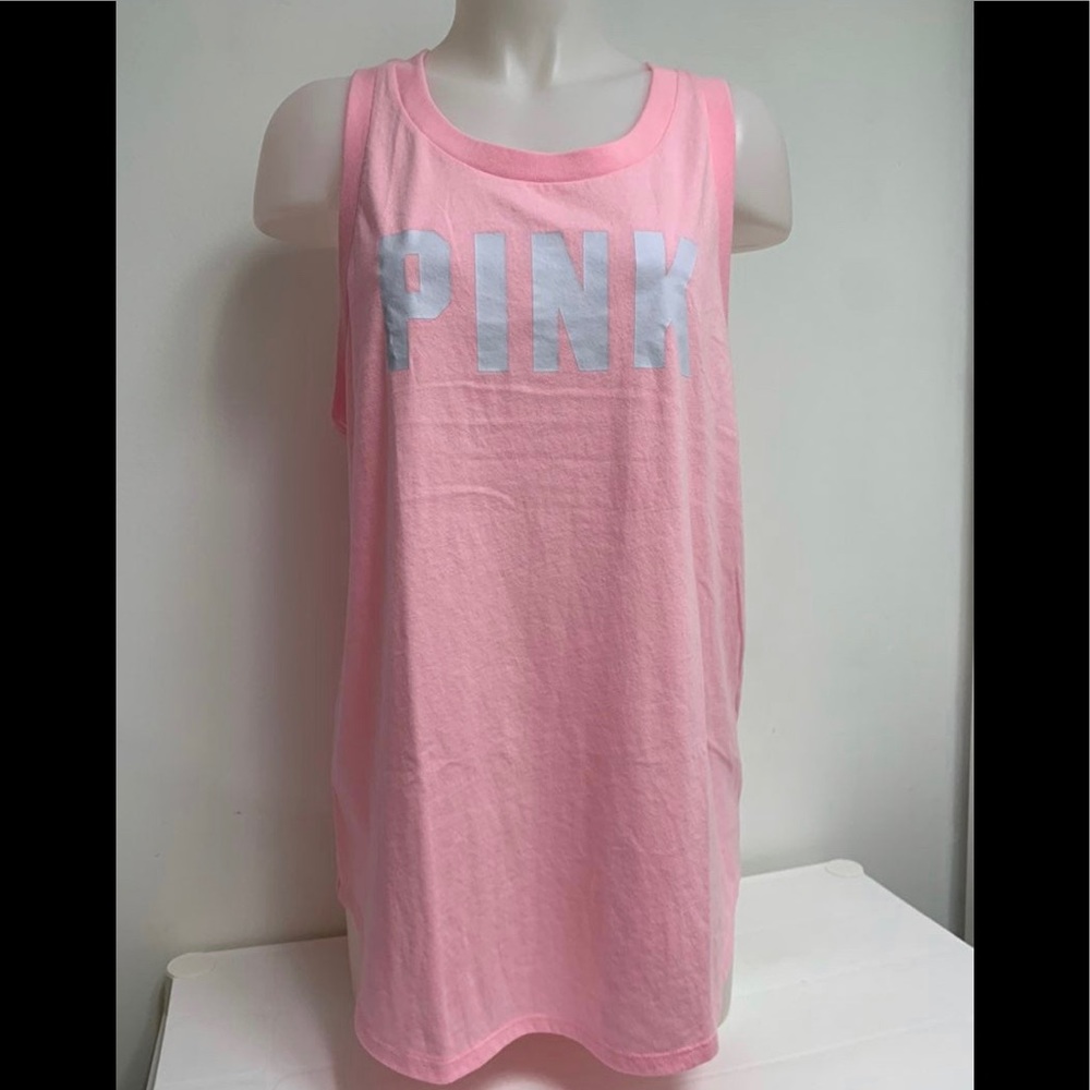 Victoria's Secret Pink Slit Back Tank Top
